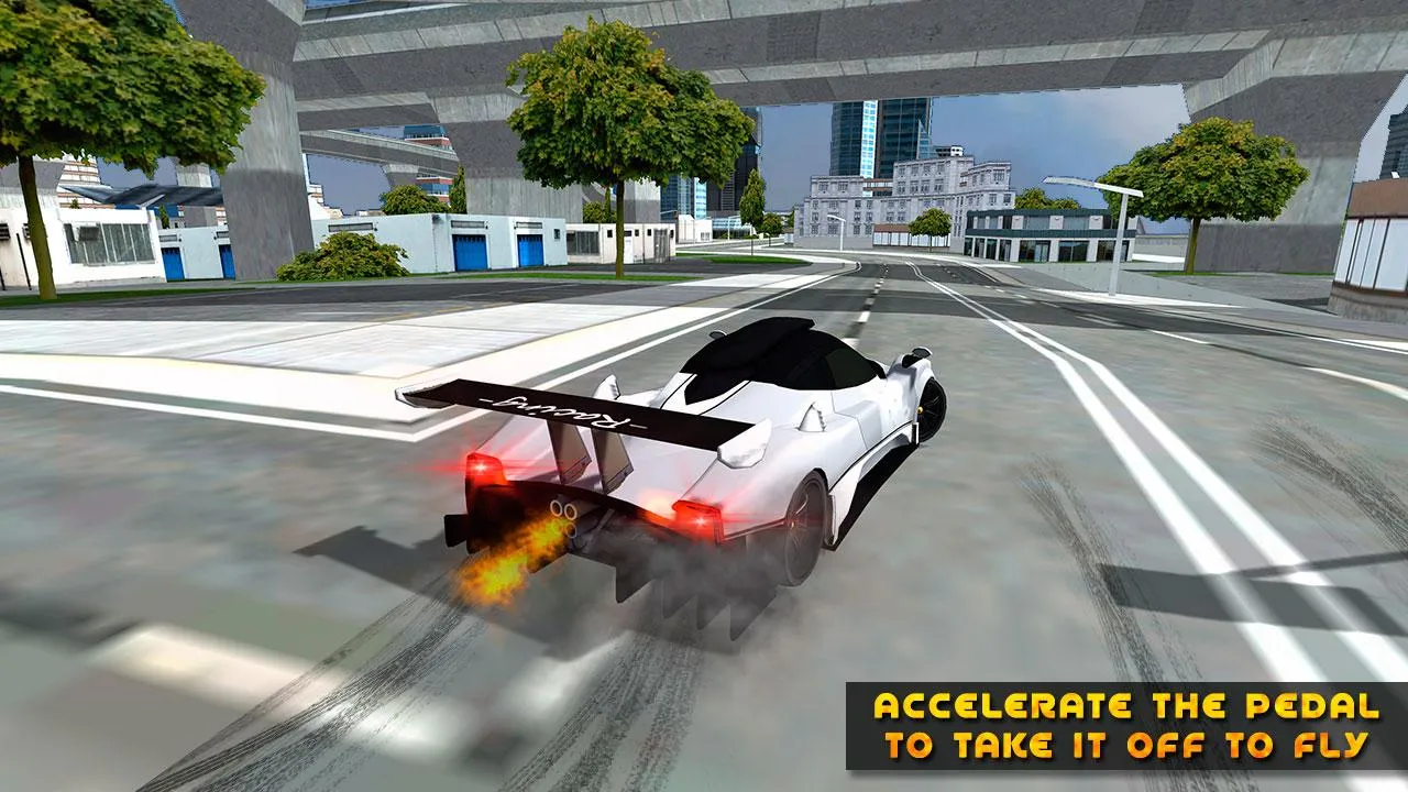 Flying Car Game driving | Indus Appstore | Screenshot