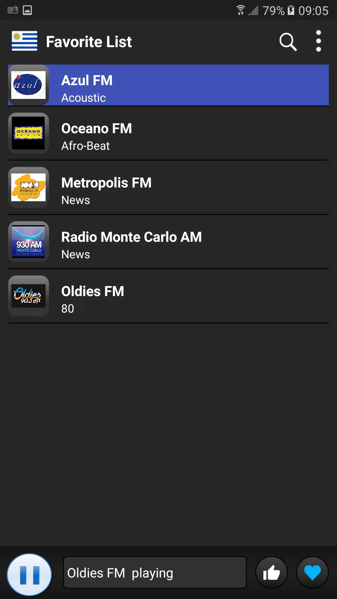 Radio Uruguay  - AM FM Online | Indus Appstore | Screenshot