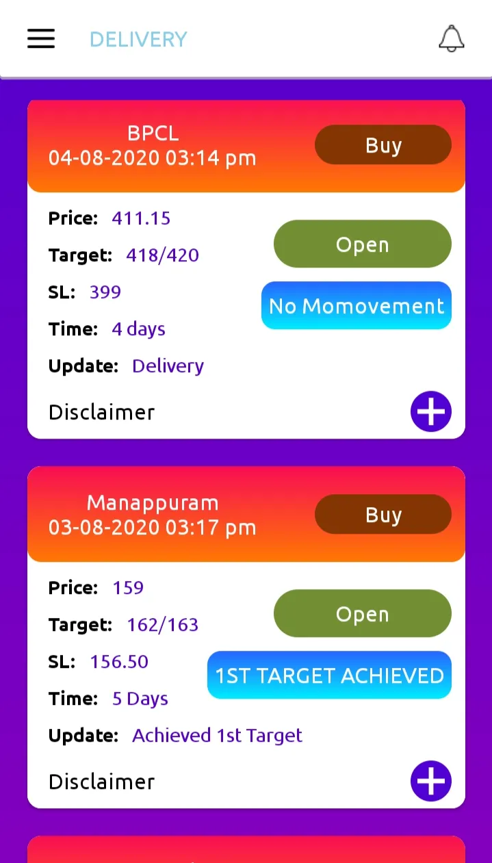 Tradepick- Stock Intraday Tips | Indus Appstore | Screenshot