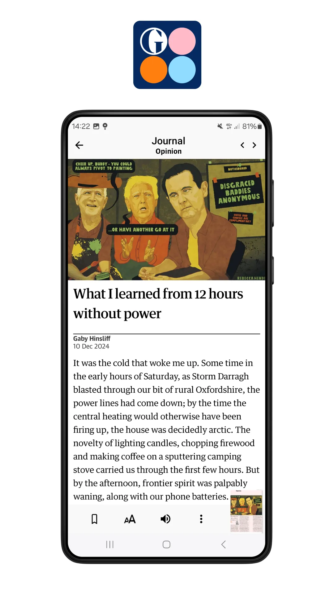 The Guardian Editions | Indus Appstore | Screenshot