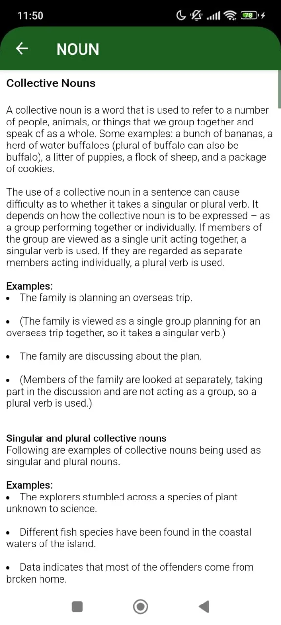 Basic English Grammar | Indus Appstore | Screenshot