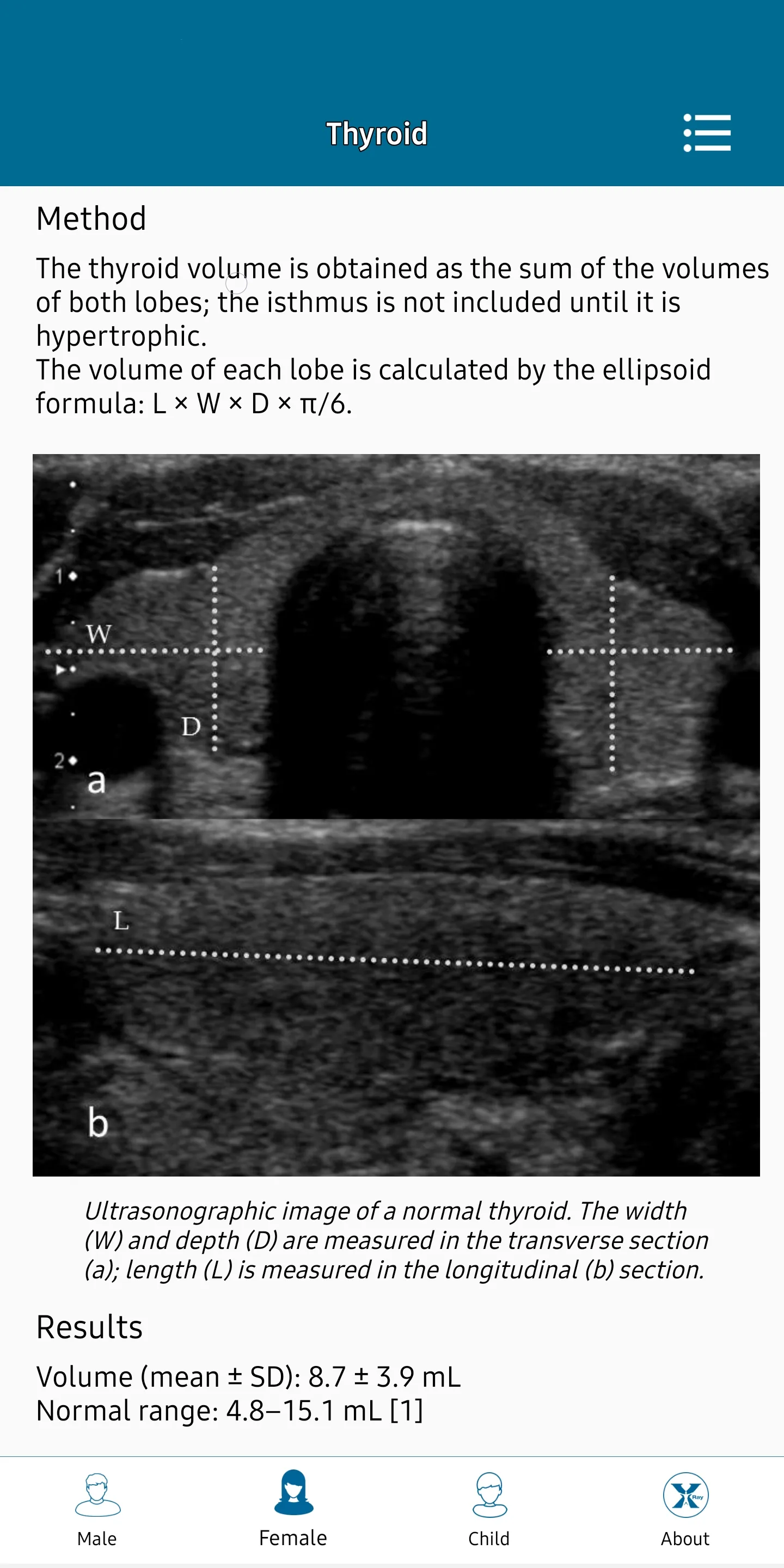 Radiology Measurements | Indus Appstore | Screenshot