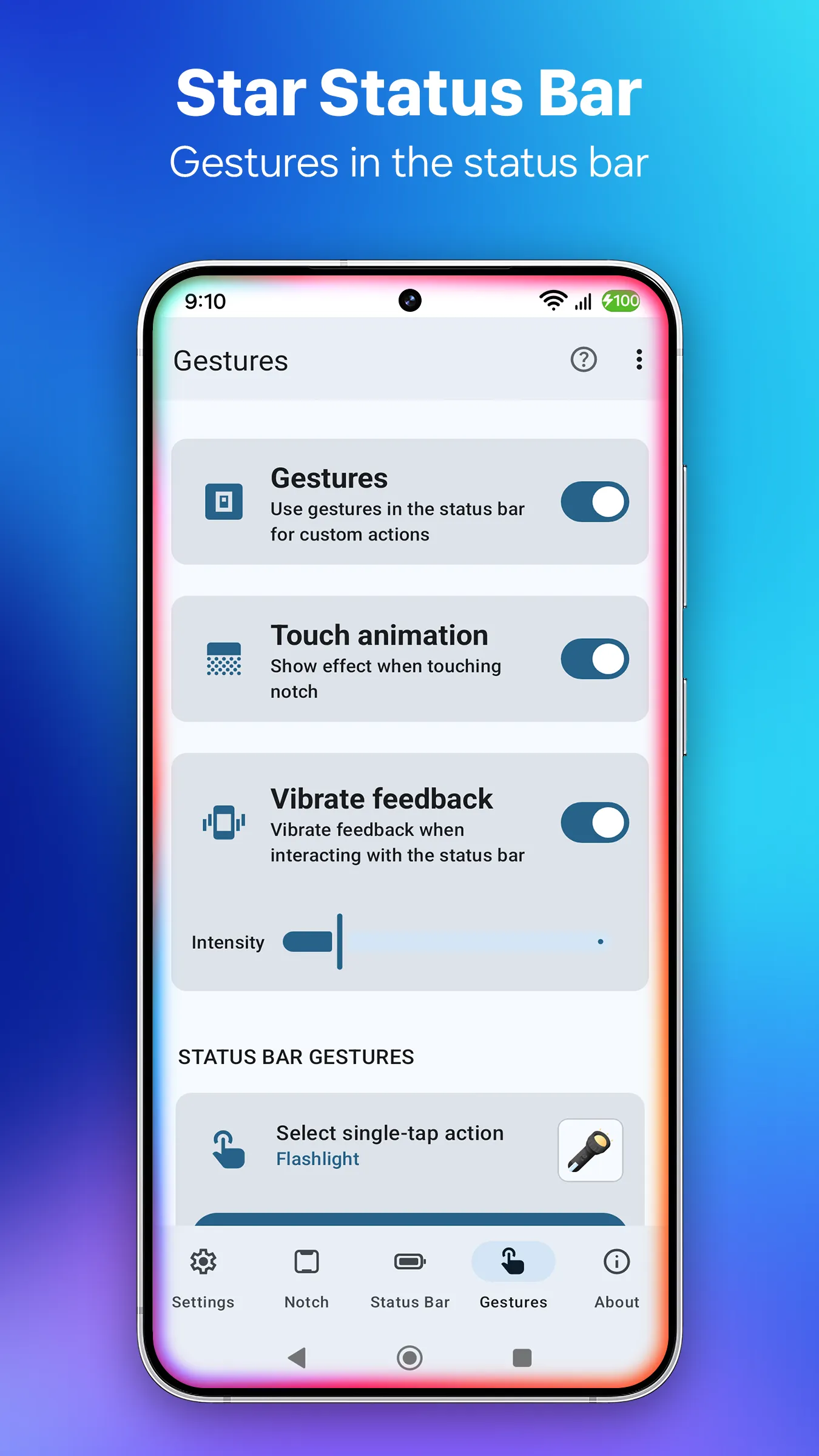Star Status Bar: Custom Icons | Indus Appstore | Screenshot