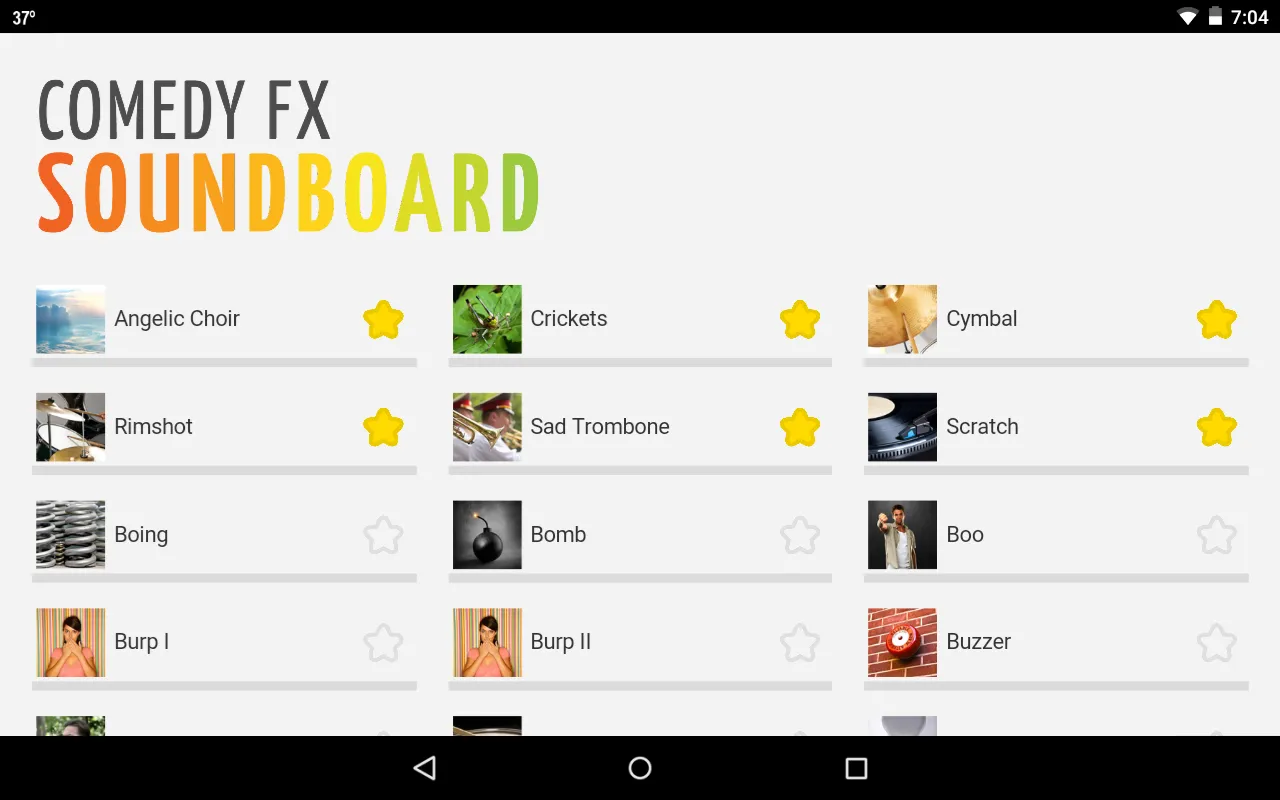 Comedy FX Soundboard | Indus Appstore | Screenshot