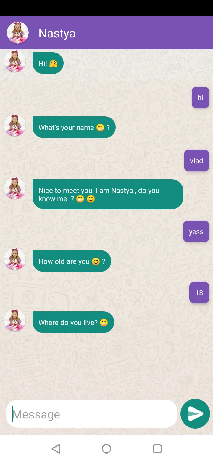 Like Nastya Fake Video Call -  | Indus Appstore | Screenshot