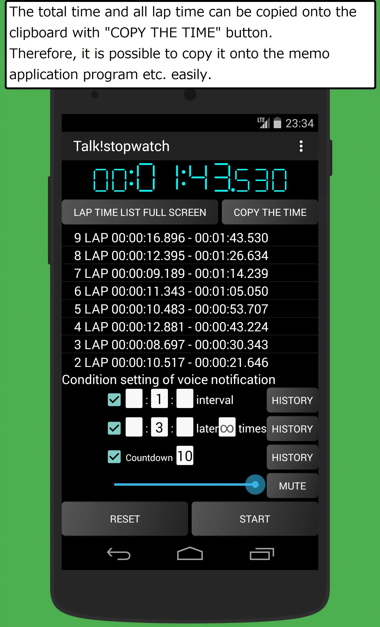 Talk! Stopwatch & Timer | Indus Appstore | Screenshot