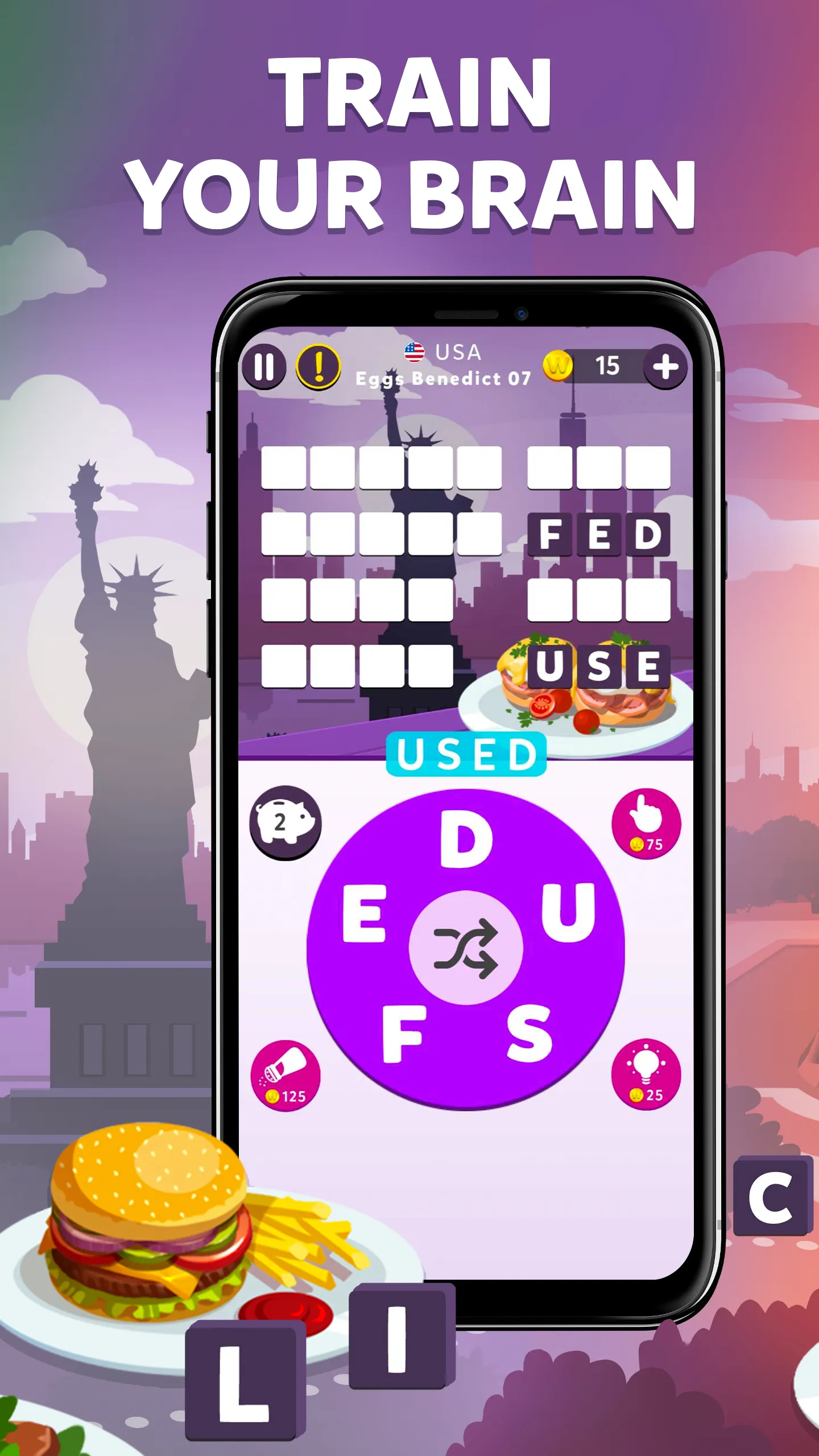 Wordelicious - Fun Word Puzzle | Indus Appstore | Screenshot