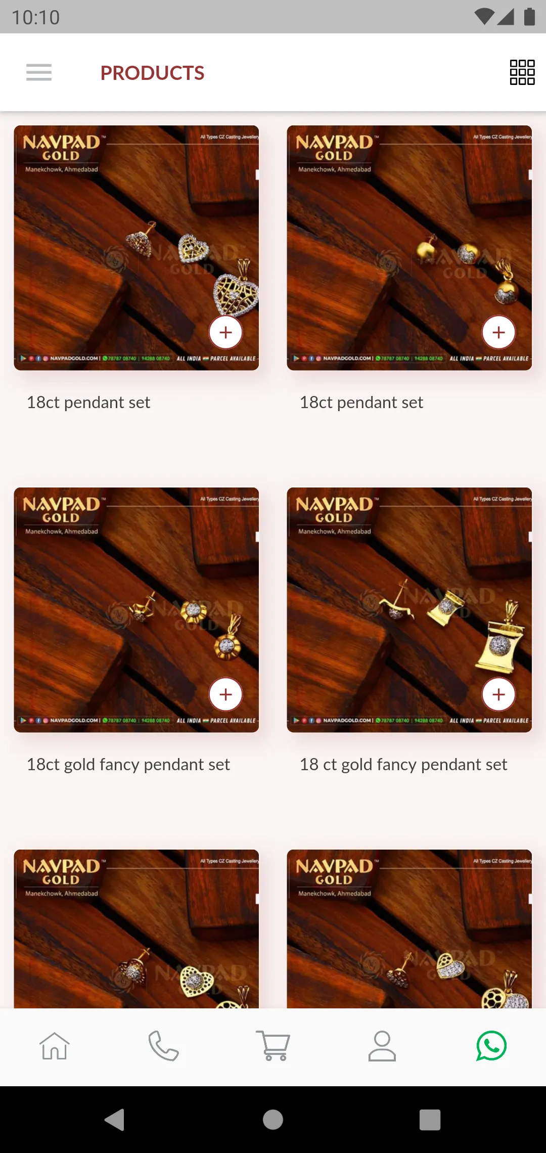 Navpad Gold – CZ Gold Jewelry  | Indus Appstore | Screenshot