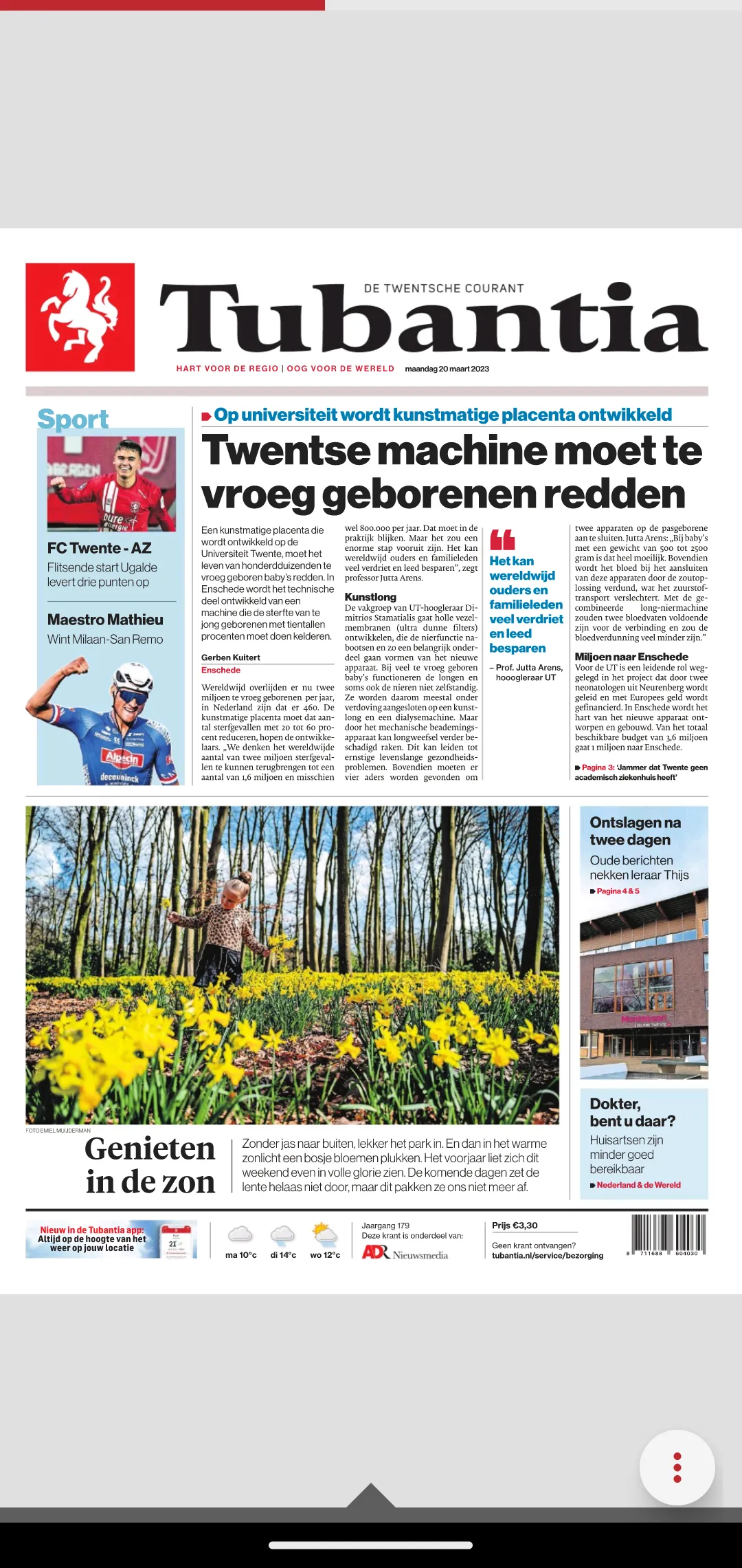 Tubantia - Digitale krant | Indus Appstore | Screenshot