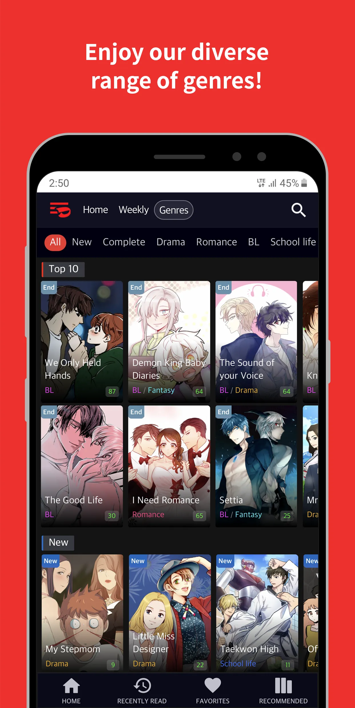 Toomics - Read Premium Comics | Indus Appstore | Screenshot