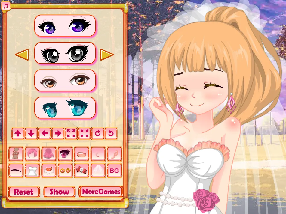 Anime Bride Avatar Maker Games | Indus Appstore | Screenshot