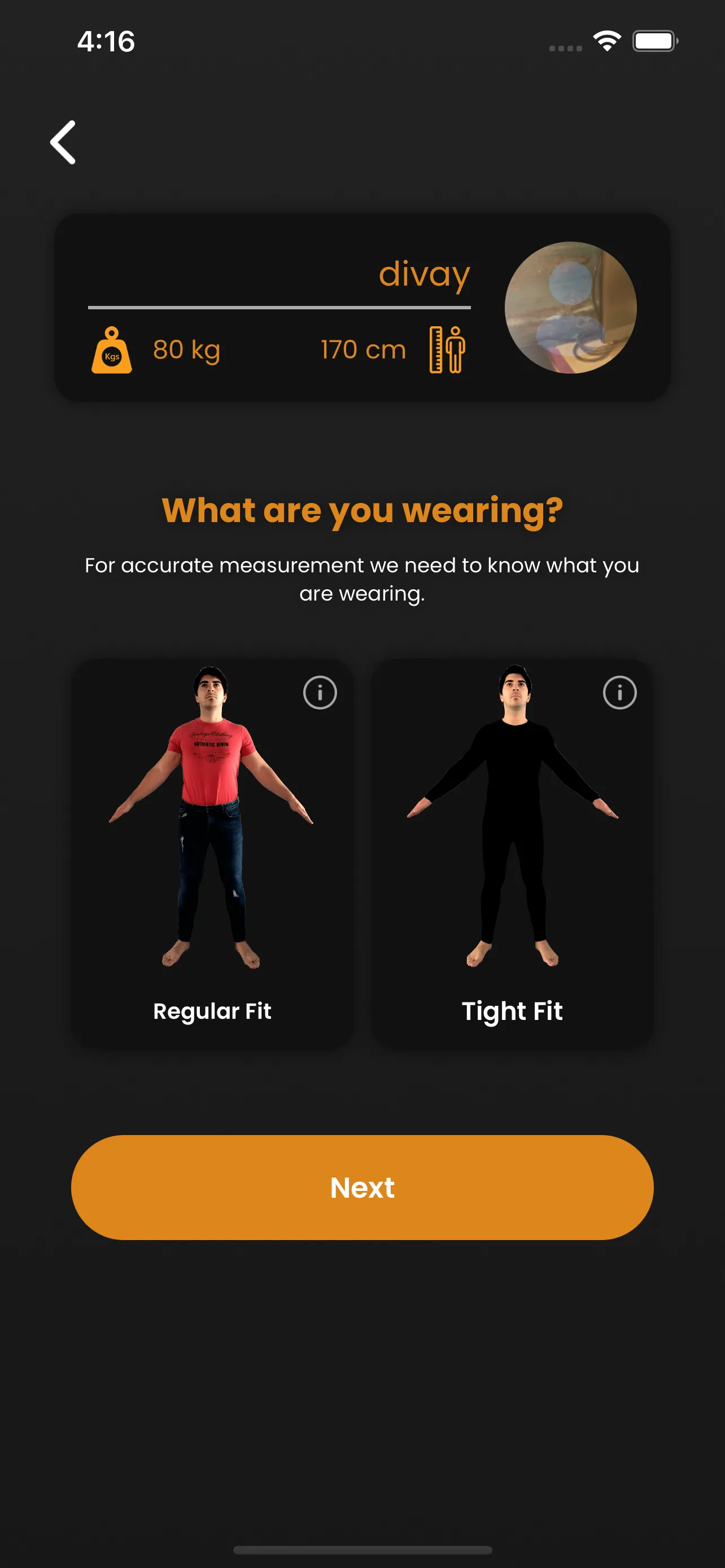 Mirrorsize 3D Body Measurement | Indus Appstore | Screenshot