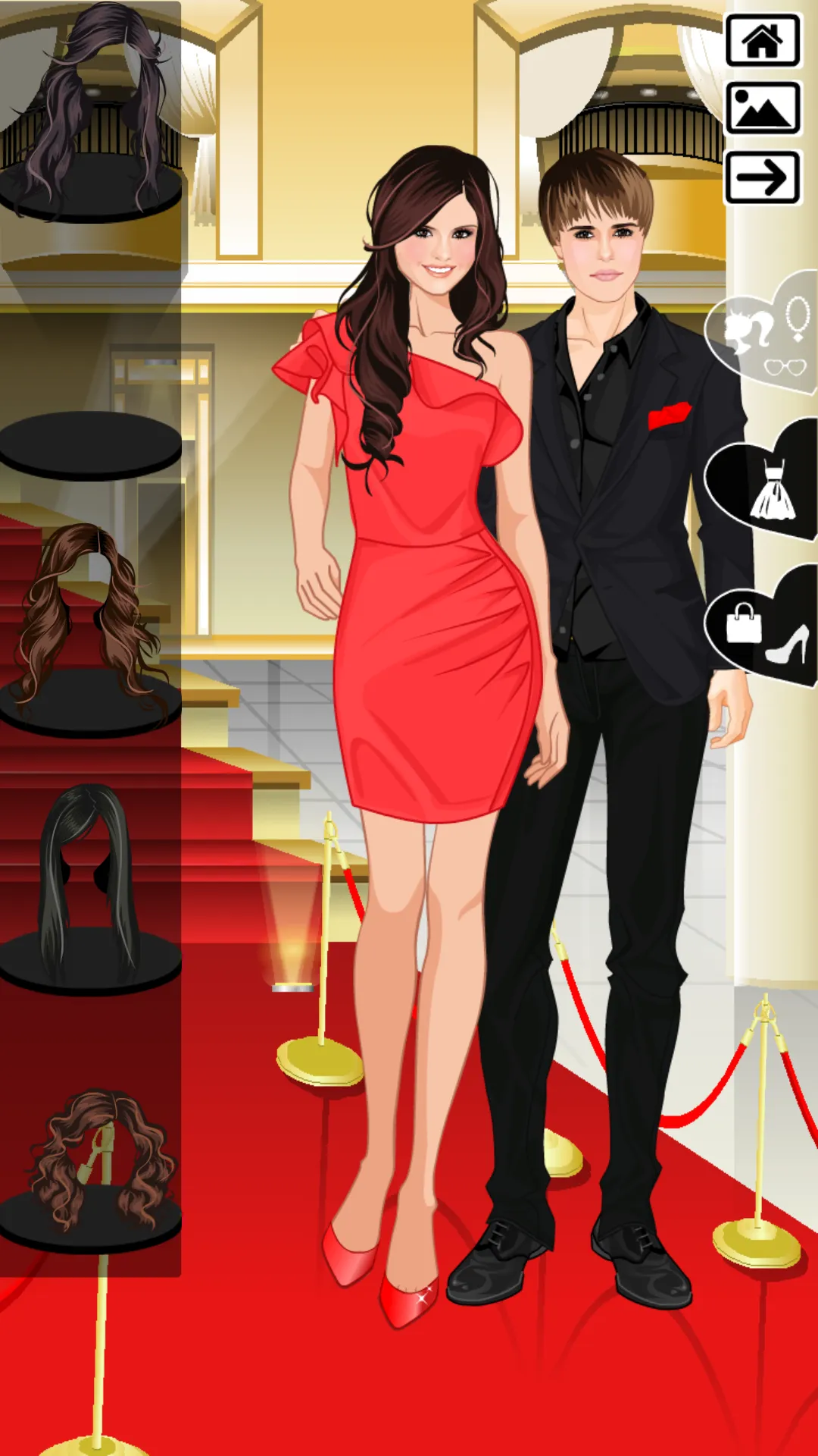 Selena Gomez Huge Dress Up | Indus Appstore | Screenshot