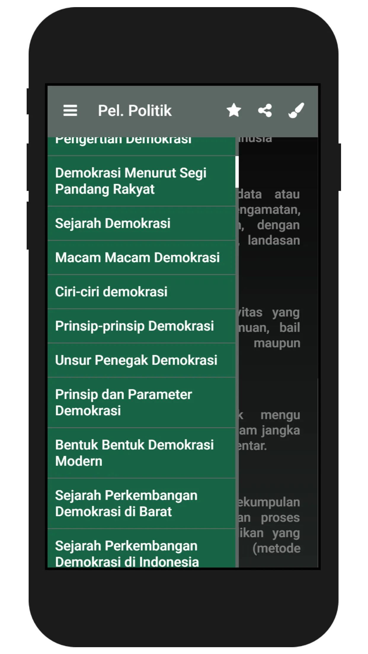 Indonesian Politic Lessons | Indus Appstore | Screenshot