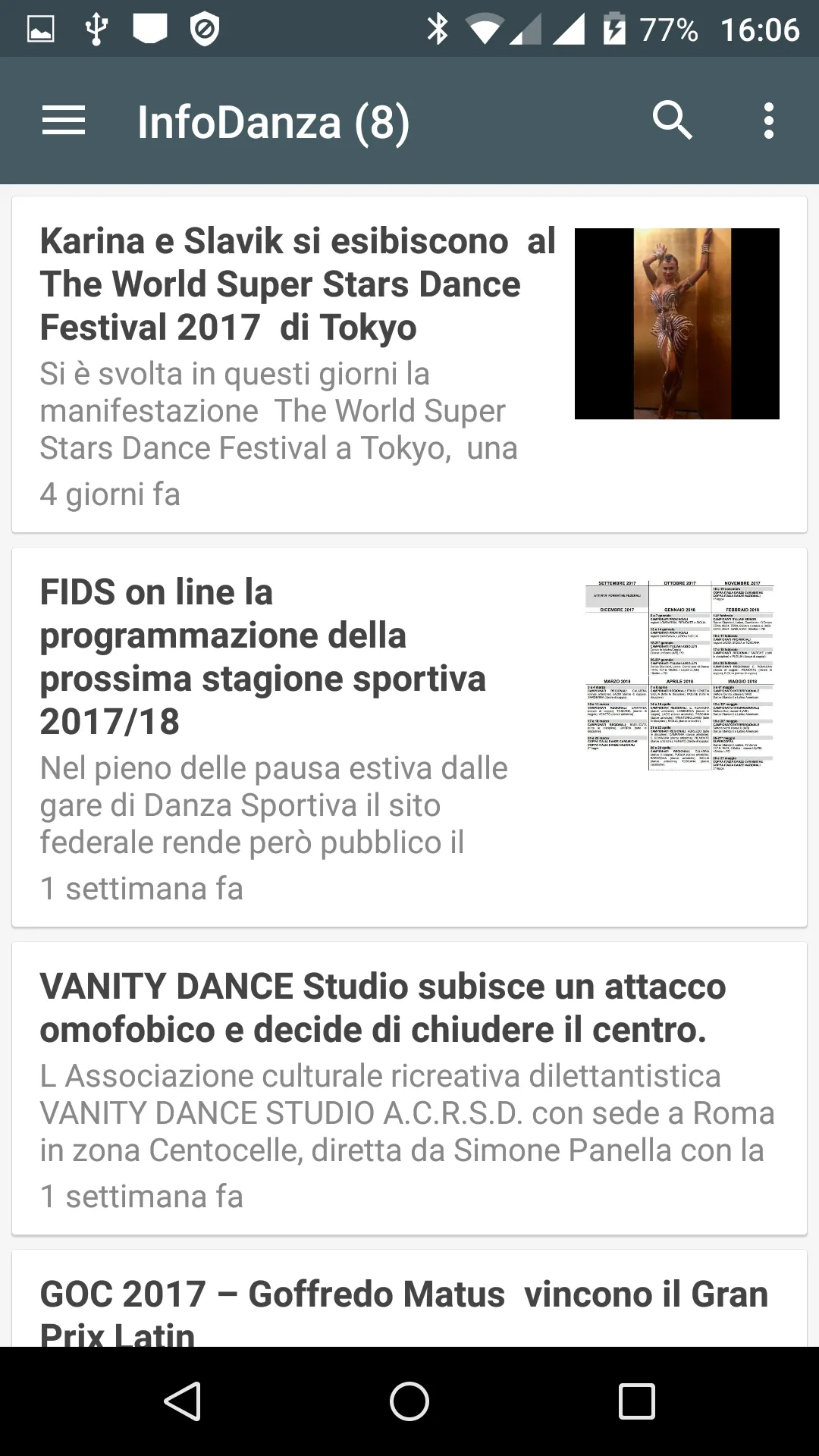 Danza Notizie | Indus Appstore | Screenshot