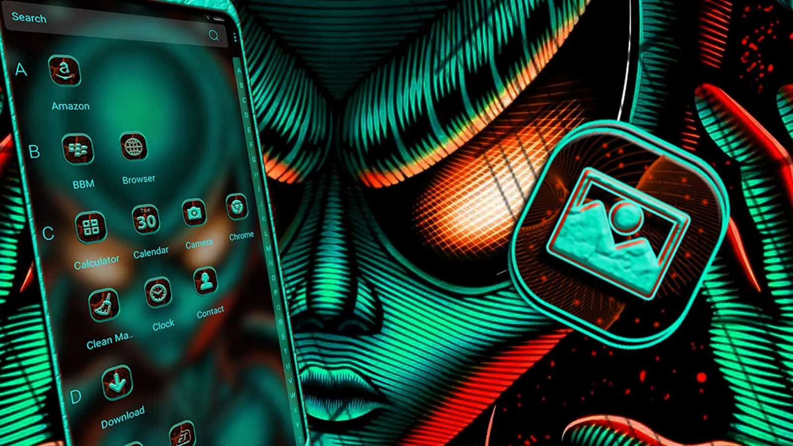 Alien Theme Launcher | Indus Appstore | Screenshot