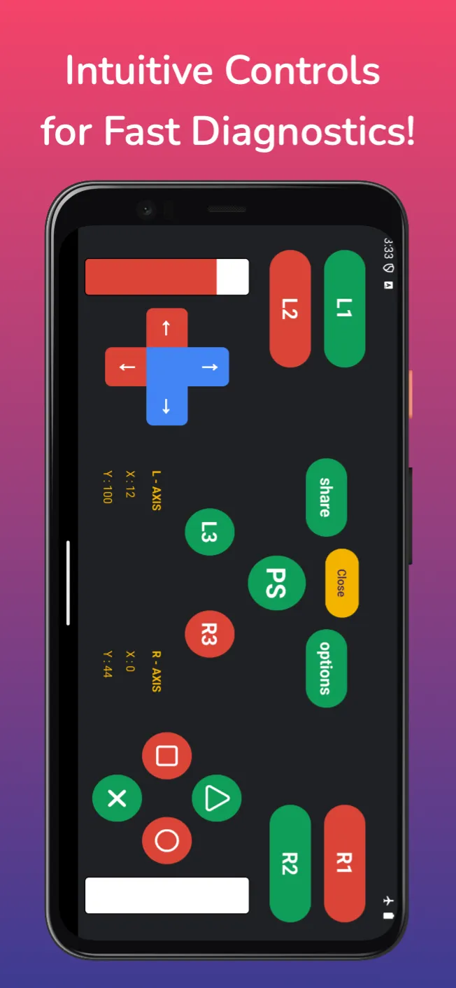 PS5 GamePad Tester | Indus Appstore | Screenshot