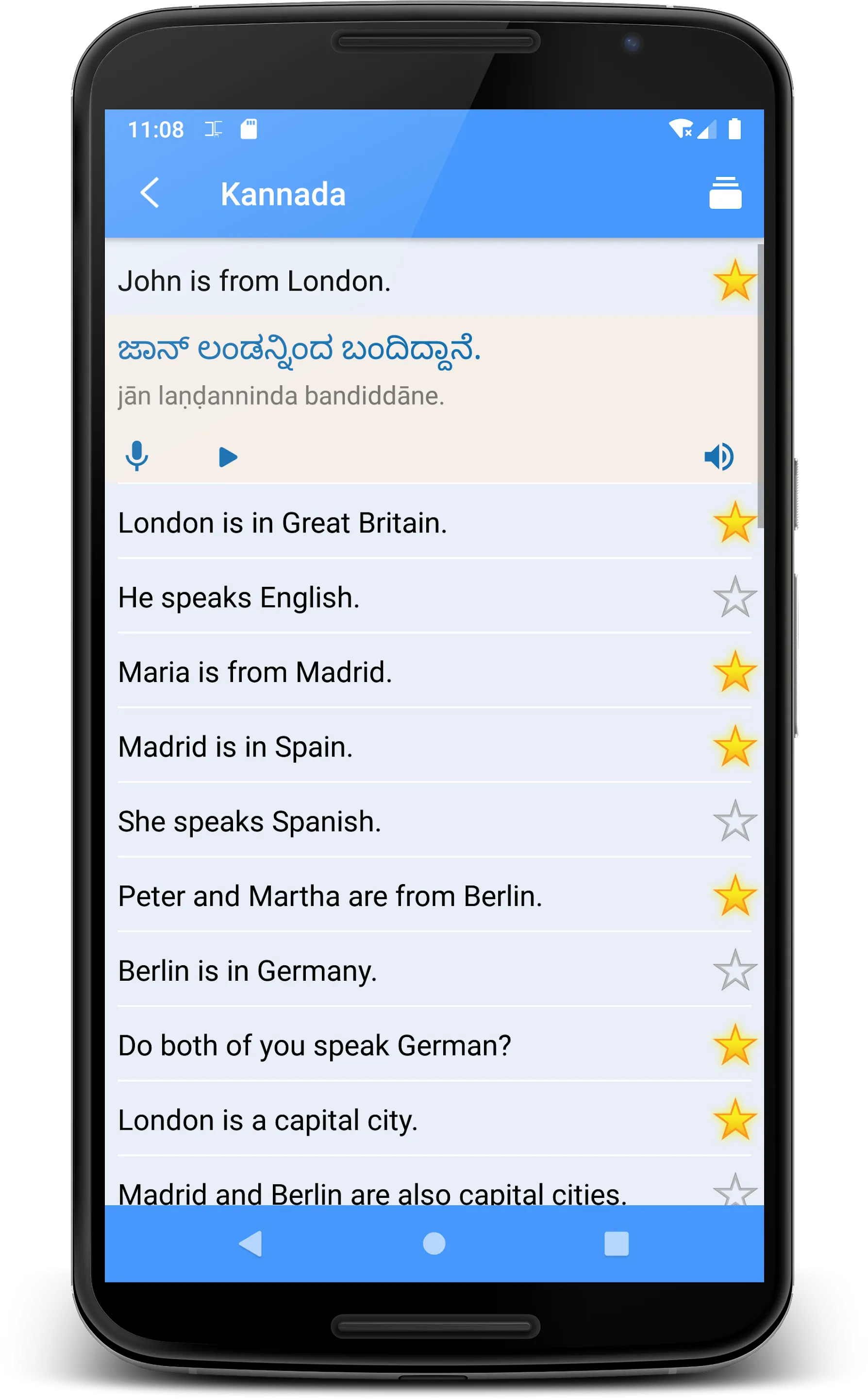 Learn Kannada | Kannada Transl | Indus Appstore | Screenshot