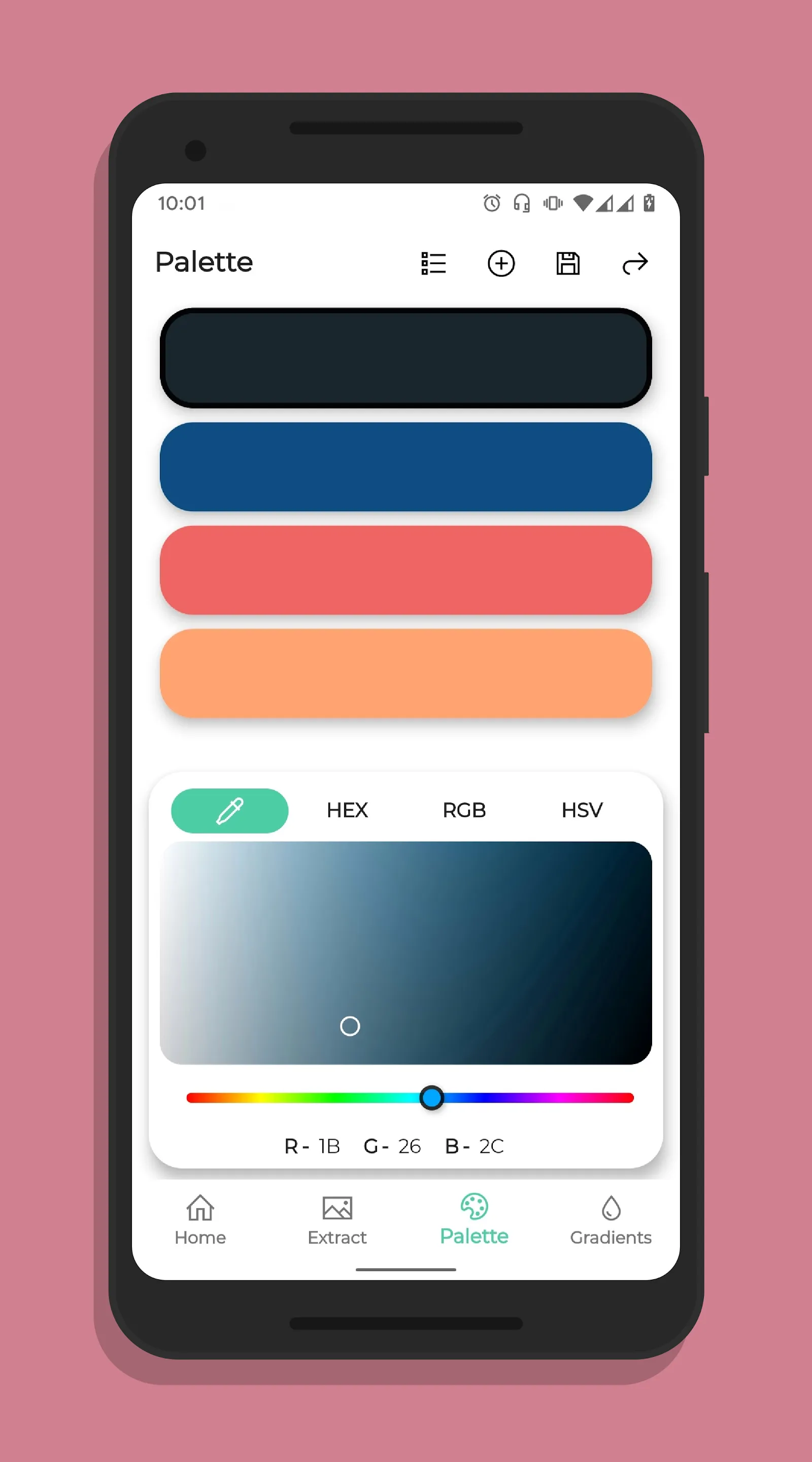 Color Palette - Extract/Create | Indus Appstore | Screenshot