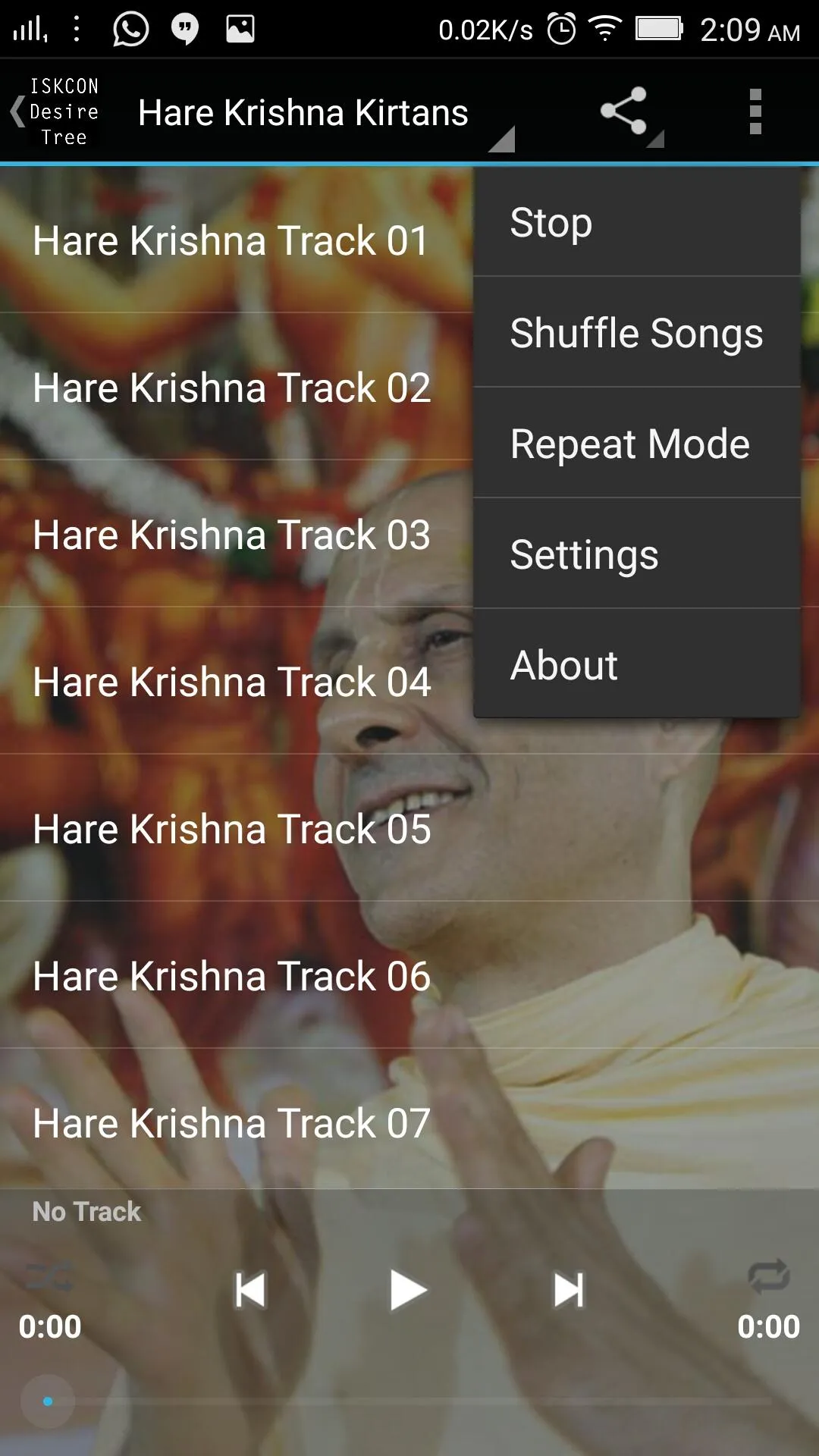 Radhanath Swami Kirtans | Indus Appstore | Screenshot