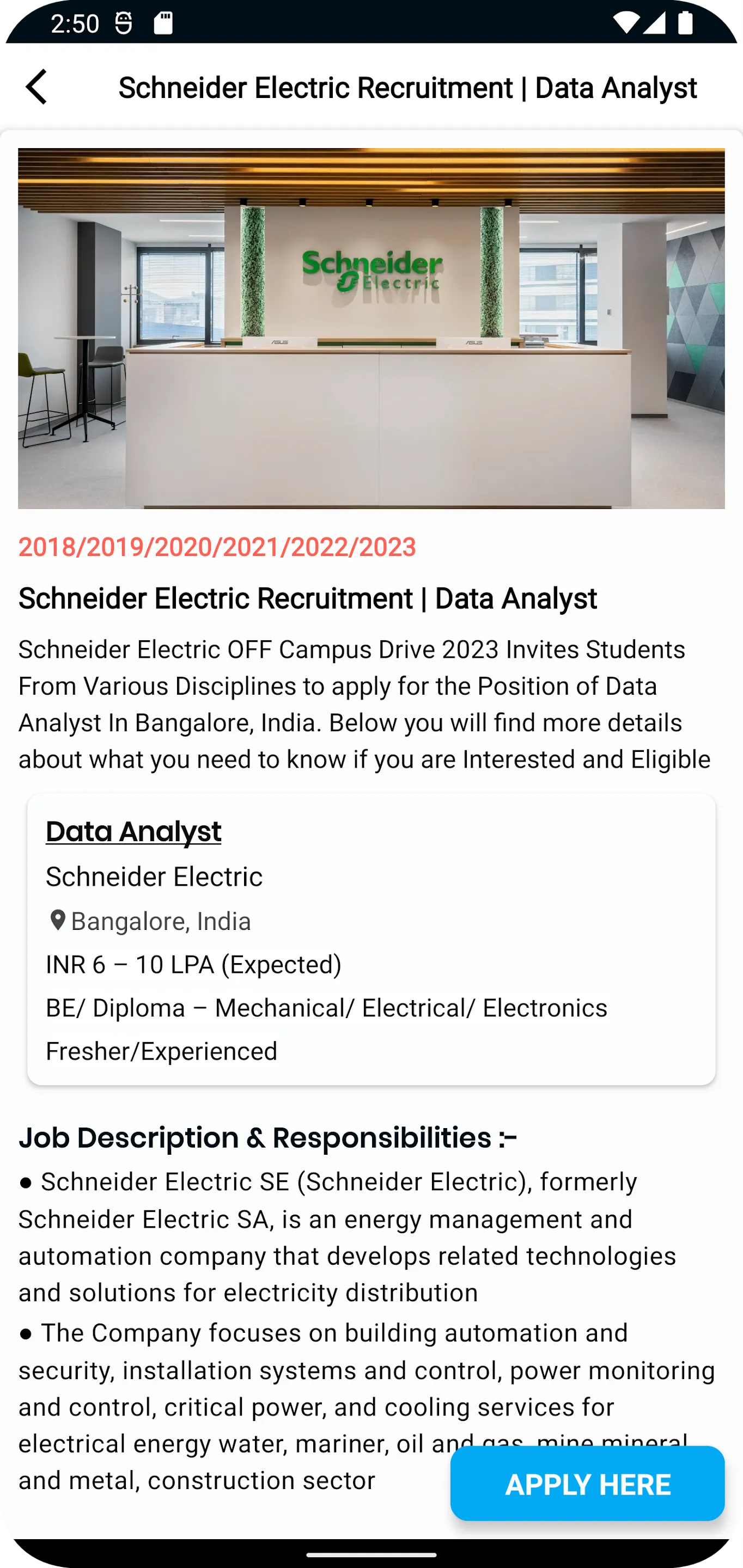 Jobs For Freshers | Indus Appstore | Screenshot