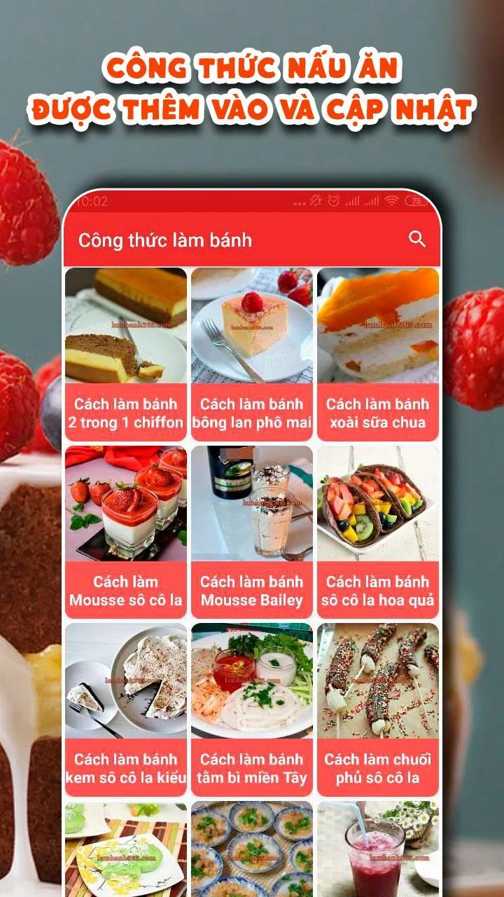 Thực đơn món ăn cho 365 ngày | Indus Appstore | Screenshot