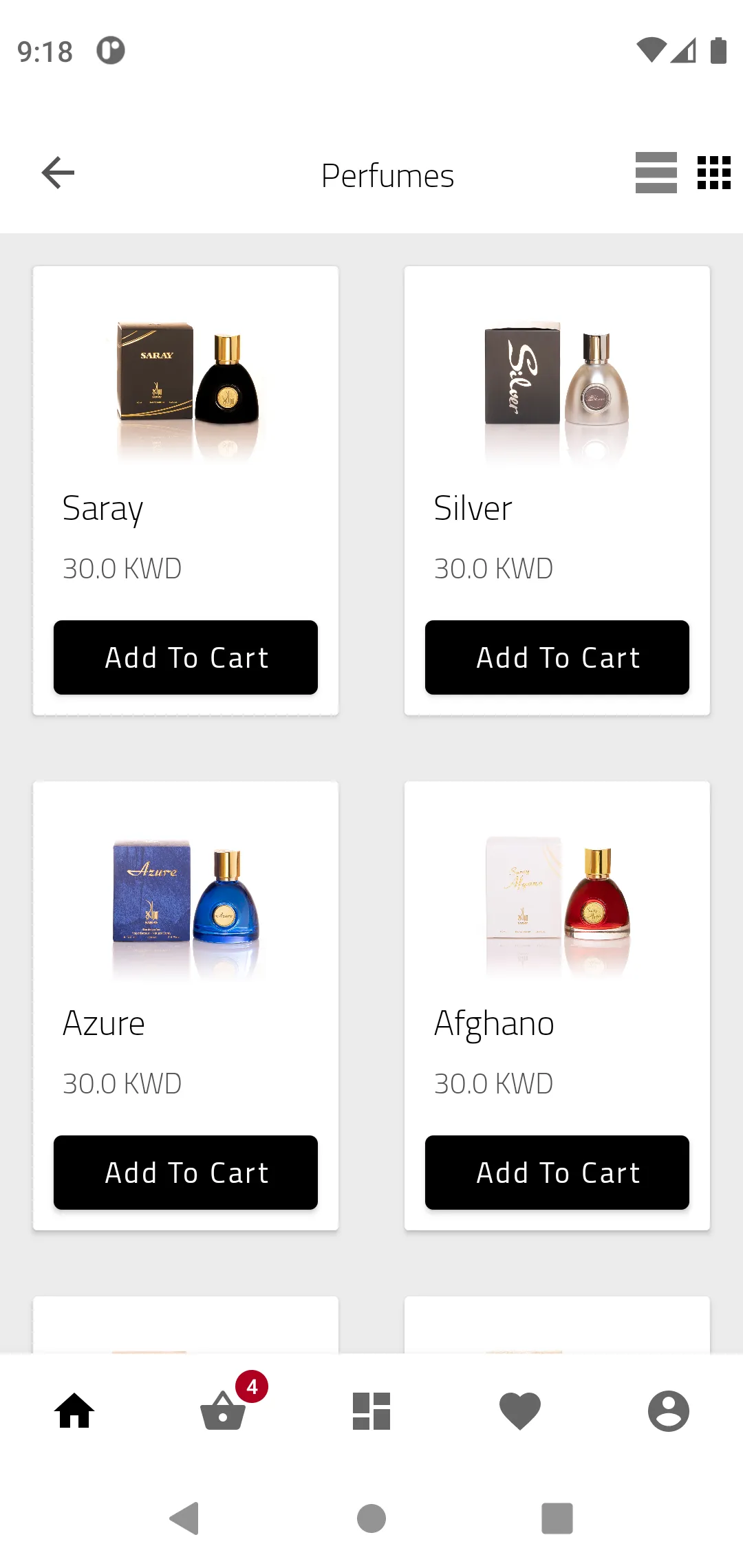 Saray Perfumes - �سراي للعطور | Indus Appstore | Screenshot