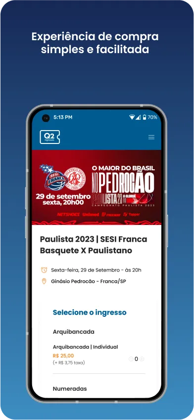 Q2 Ingressos | Indus Appstore | Screenshot