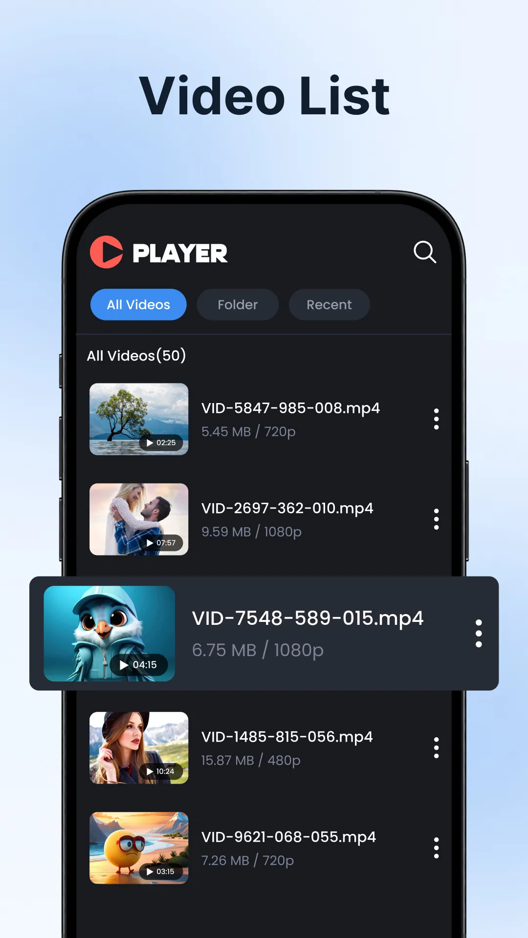 HD Video Player: All Format | Indus Appstore | Screenshot