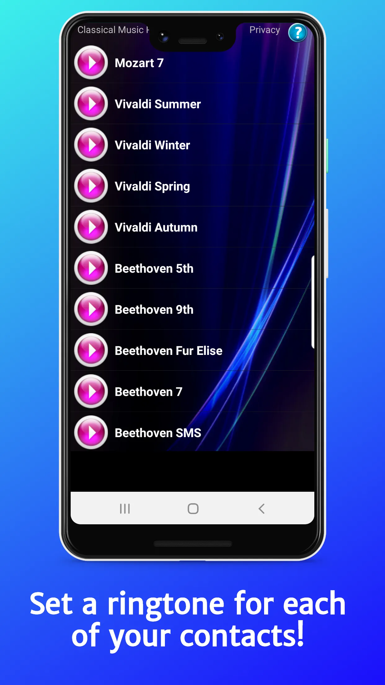 Classical Music Ringtones | Indus Appstore | Screenshot