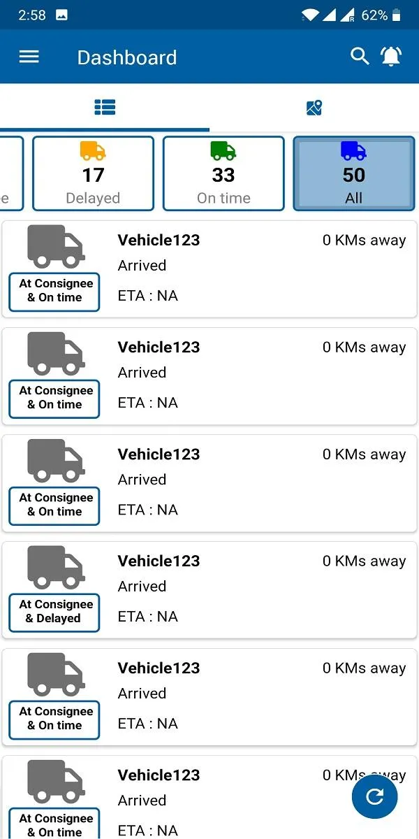 Trimble VCS Consignee | Indus Appstore | Screenshot