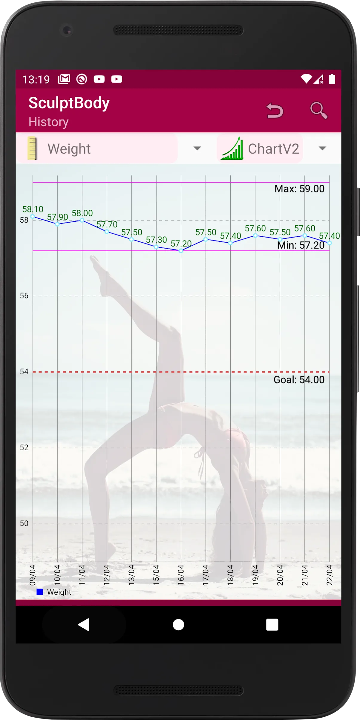 SculptBody - Body Measurement/ | Indus Appstore | Screenshot