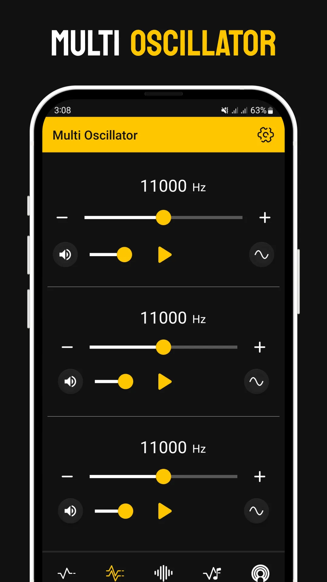 Hz Frequency Sound Generator | Indus Appstore | Screenshot