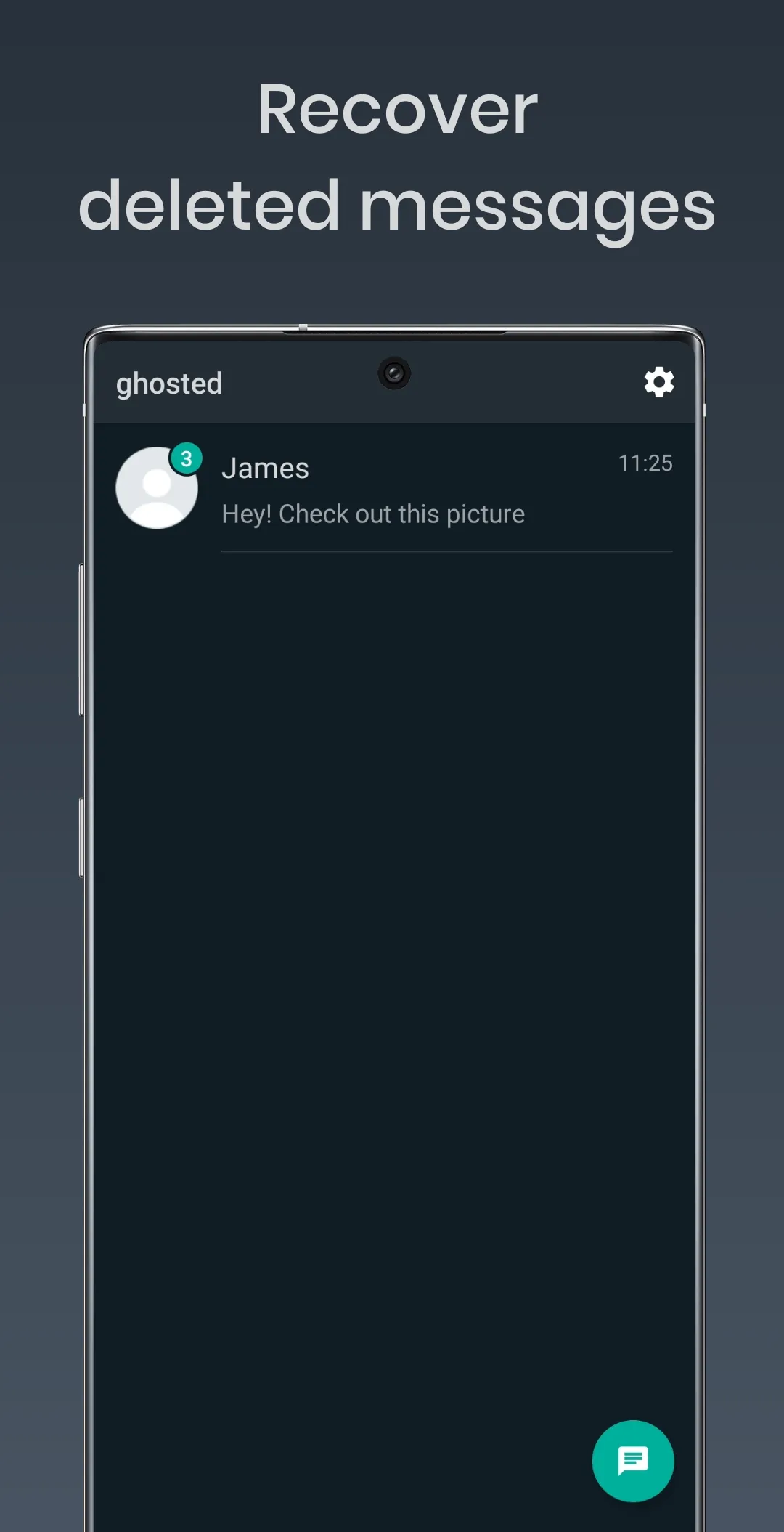 ghosted - Chat | Recover Media | Indus Appstore | Screenshot