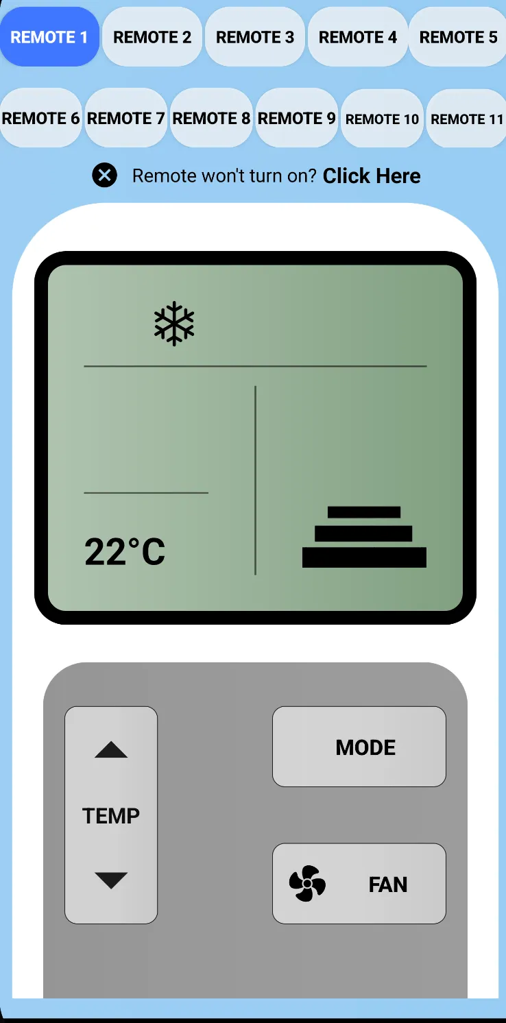 Remote For Voltas AC | Indus Appstore | Screenshot