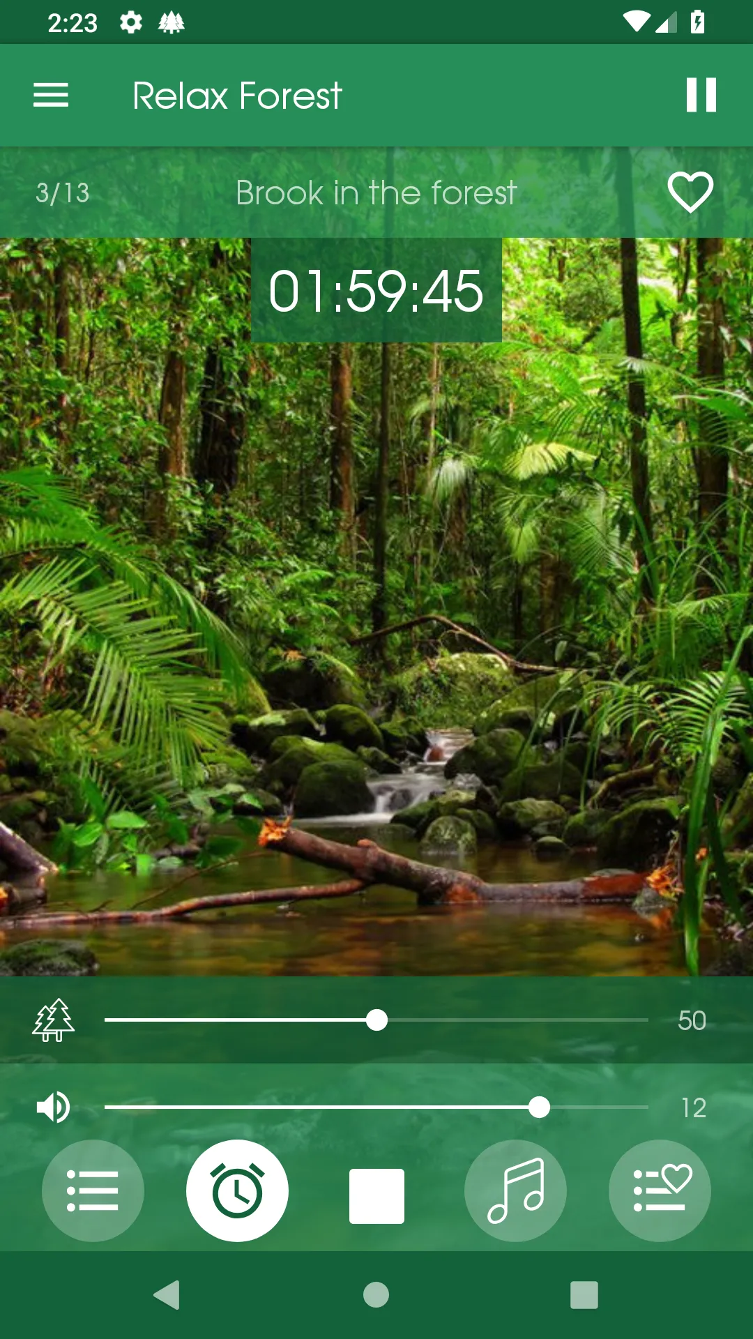 Relax Forest: sleep sounds | Indus Appstore | Screenshot