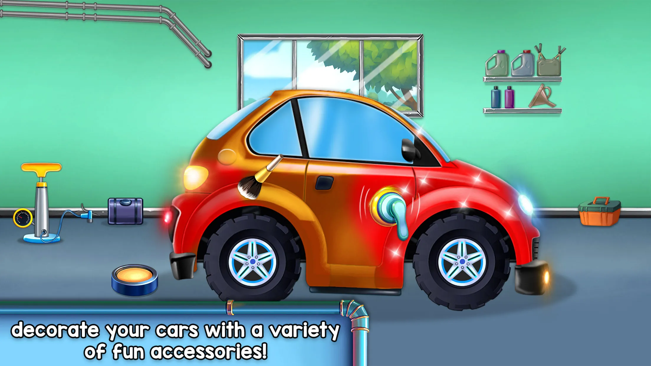 Car Garage - Kids Garage Game | Indus Appstore | Screenshot