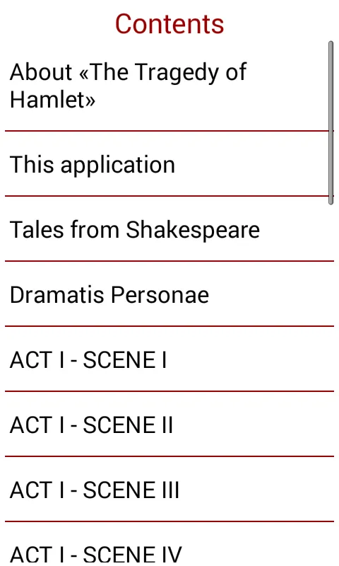 Hamlet by William Shakespeare | Indus Appstore | Screenshot