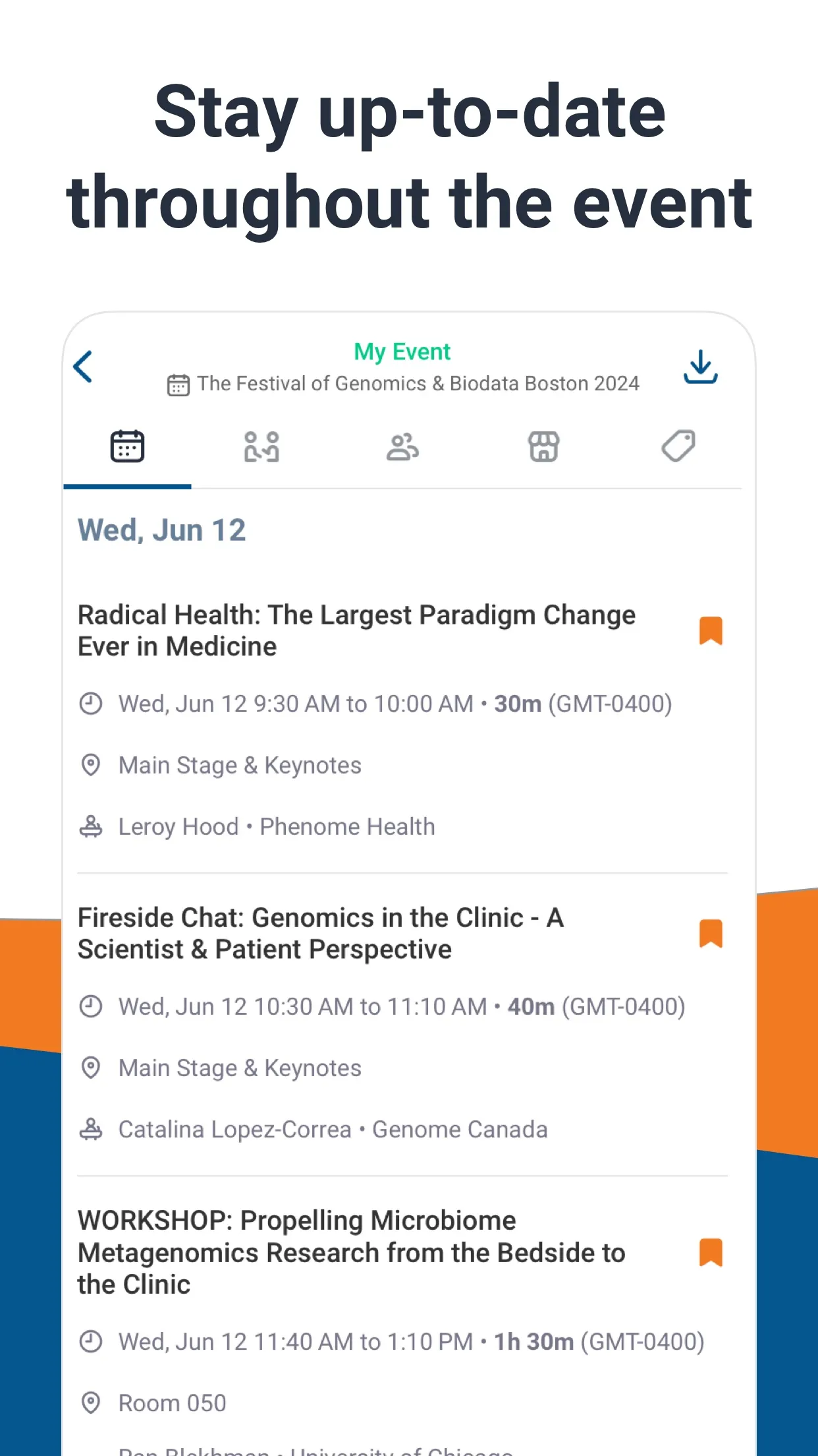 Festival of Genomics Boston | Indus Appstore | Screenshot