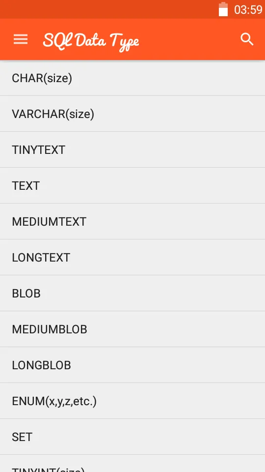 SQL Syntax | Indus Appstore | Screenshot