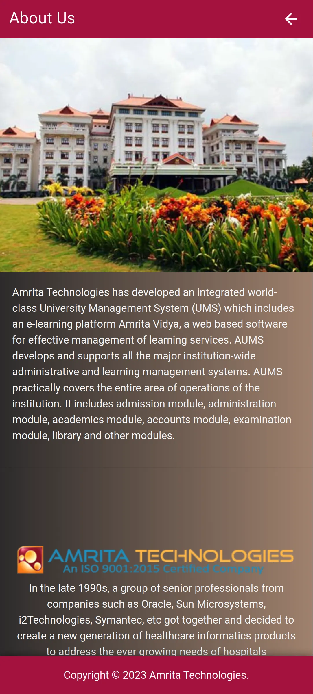 AUMS | Indus Appstore | Screenshot