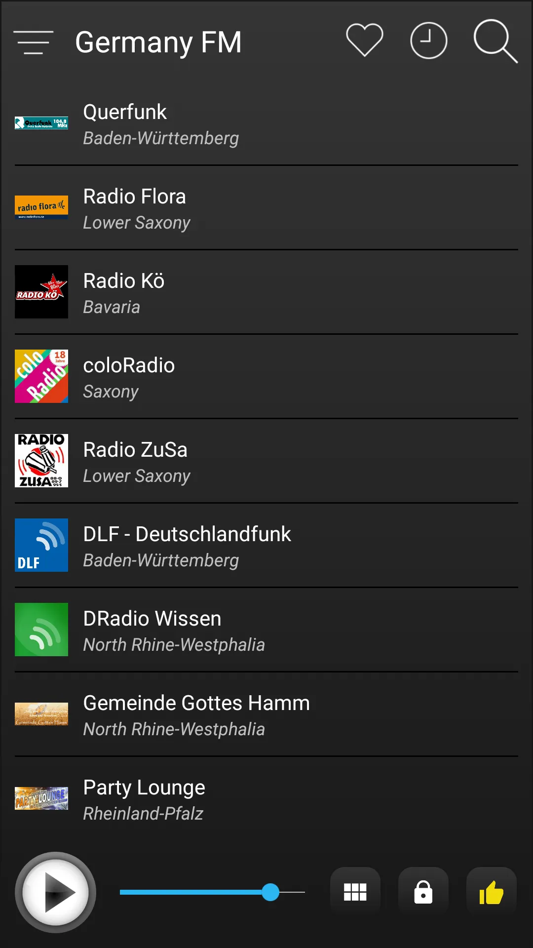 Germany Radio FM AM Music | Indus Appstore | Screenshot