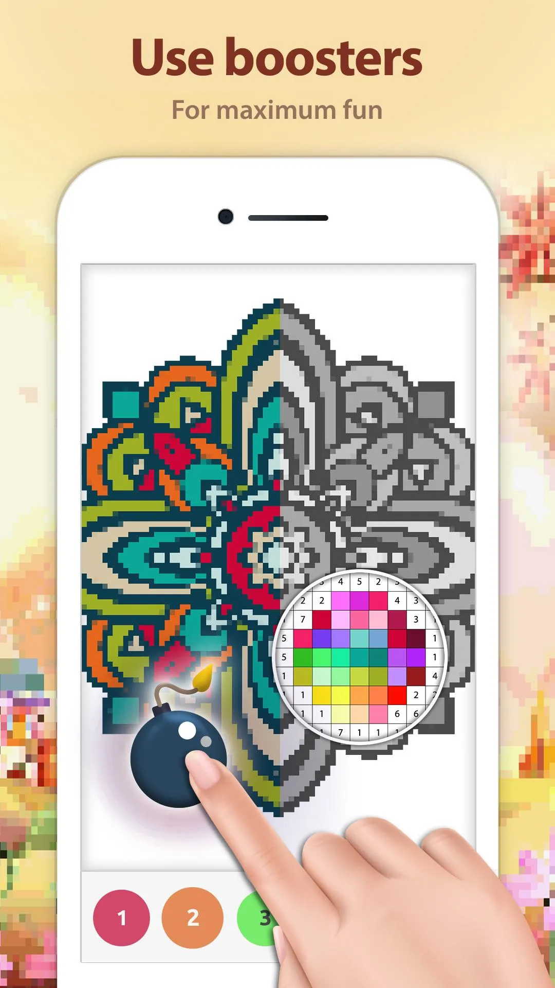 Mandala Color by Number | Indus Appstore | Screenshot