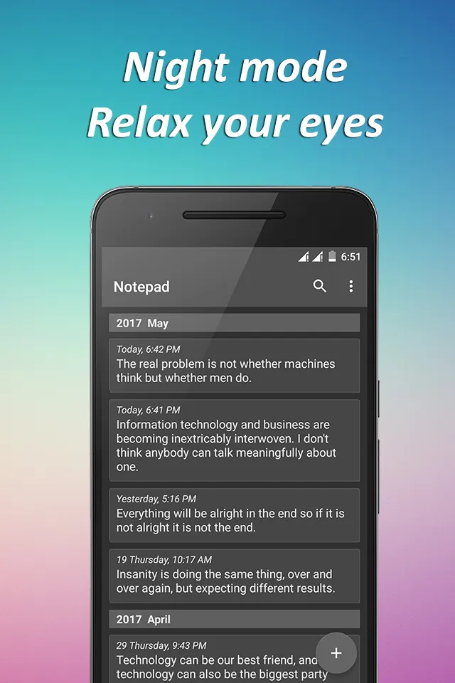 Notepad - With Lock, Backup | Indus Appstore | Screenshot