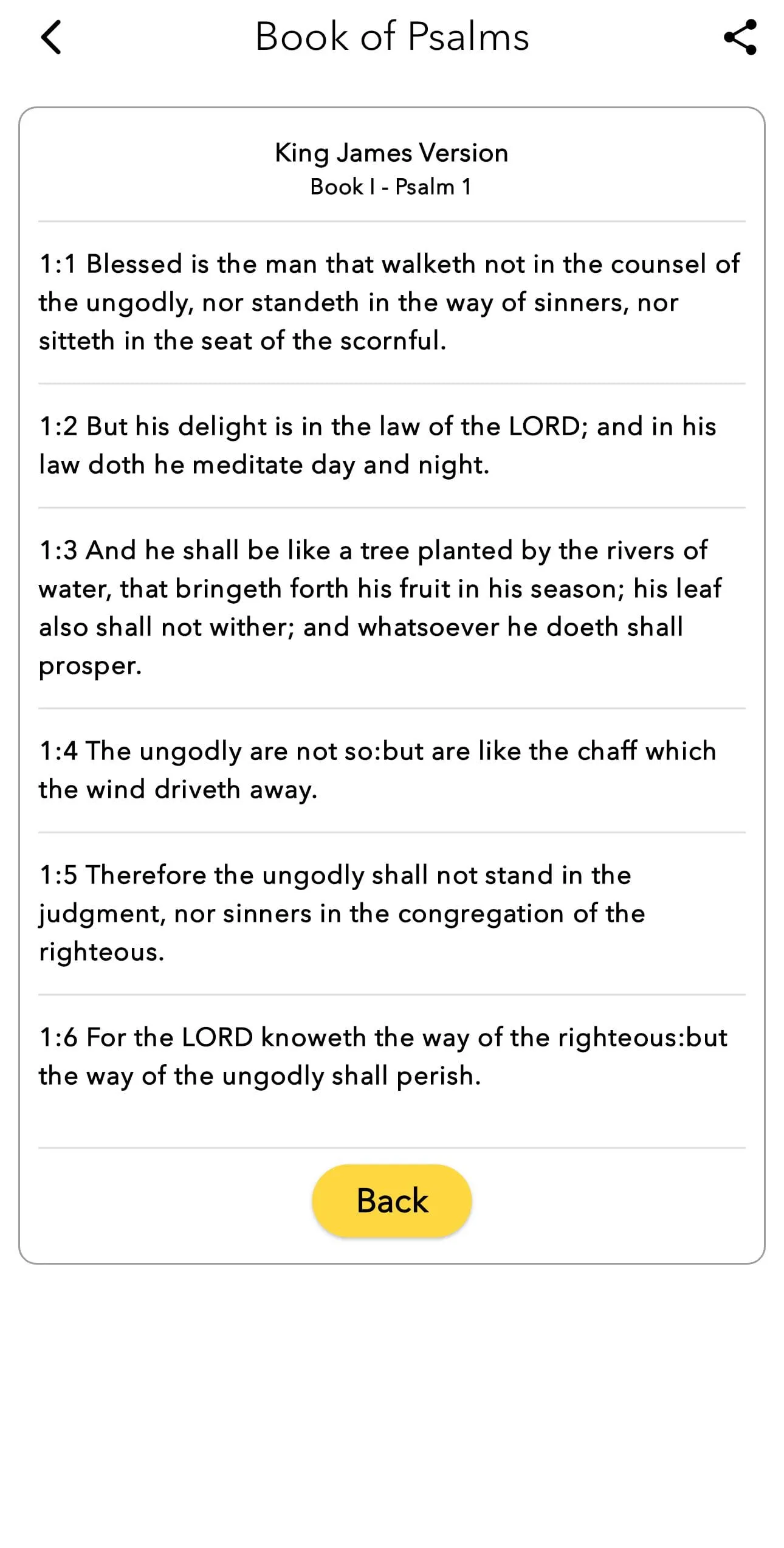 Book of Psalms | Indus Appstore | Screenshot