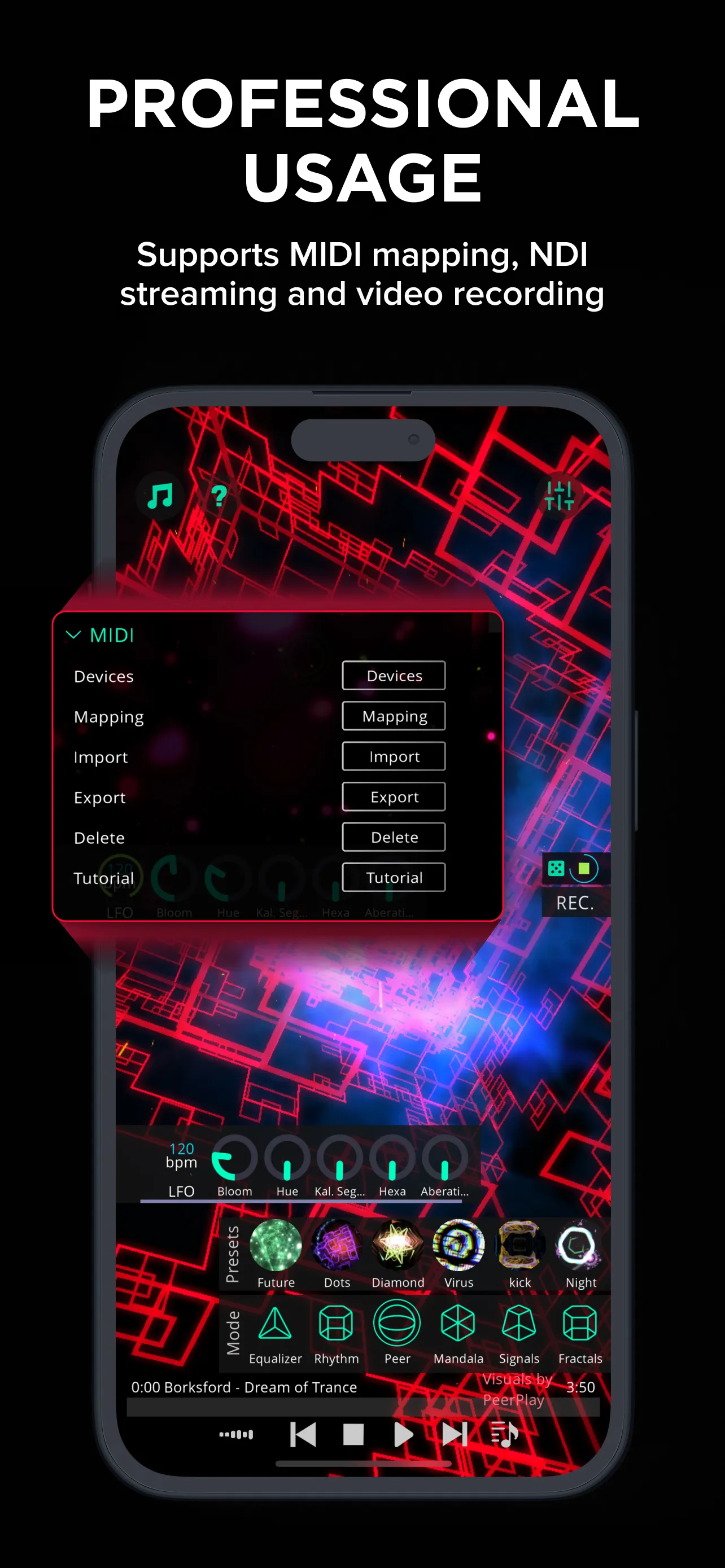 Music Visualizer Vythm VJ & DJ | Indus Appstore | Screenshot