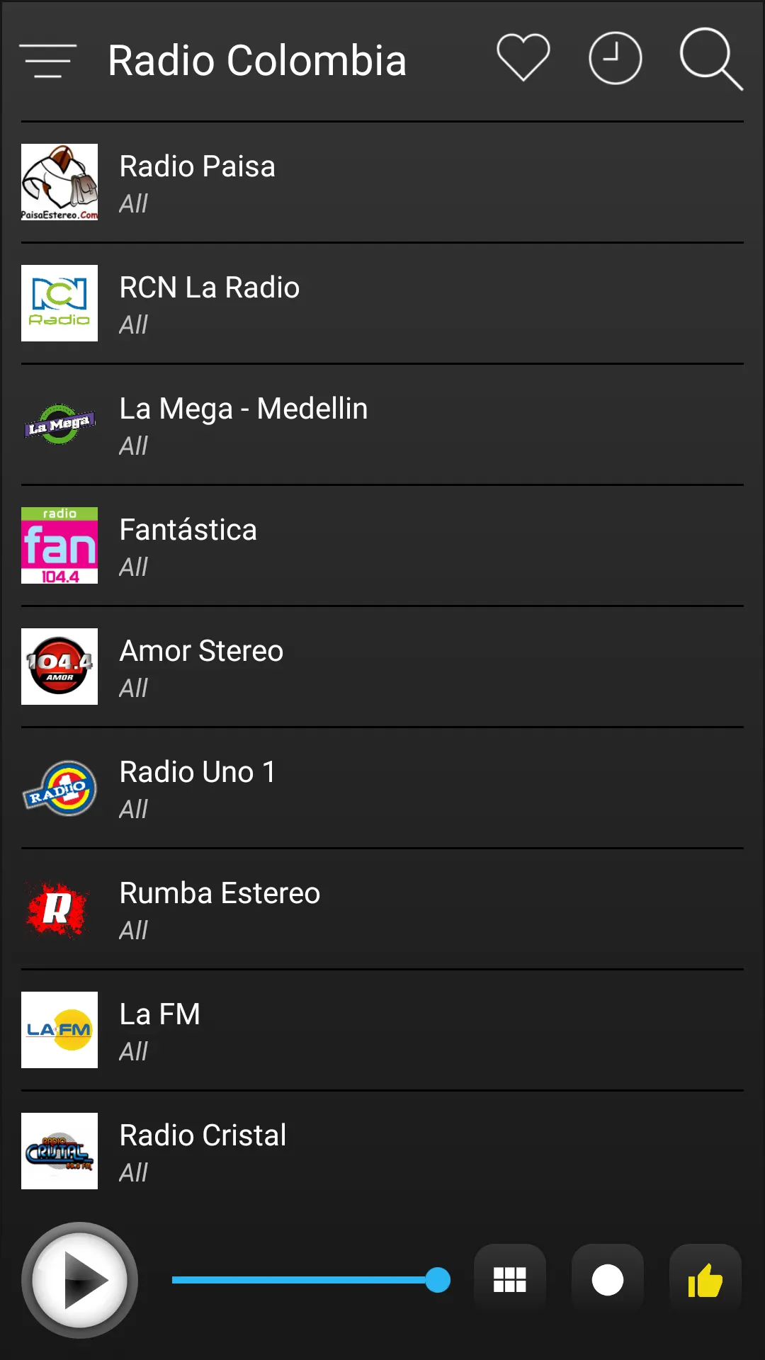 Colombia Radio FM AM Music | Indus Appstore | Screenshot