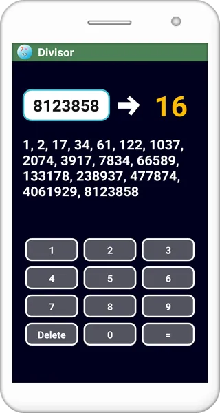 Divisor (GCD/LCM calculator) | Indus Appstore | Screenshot