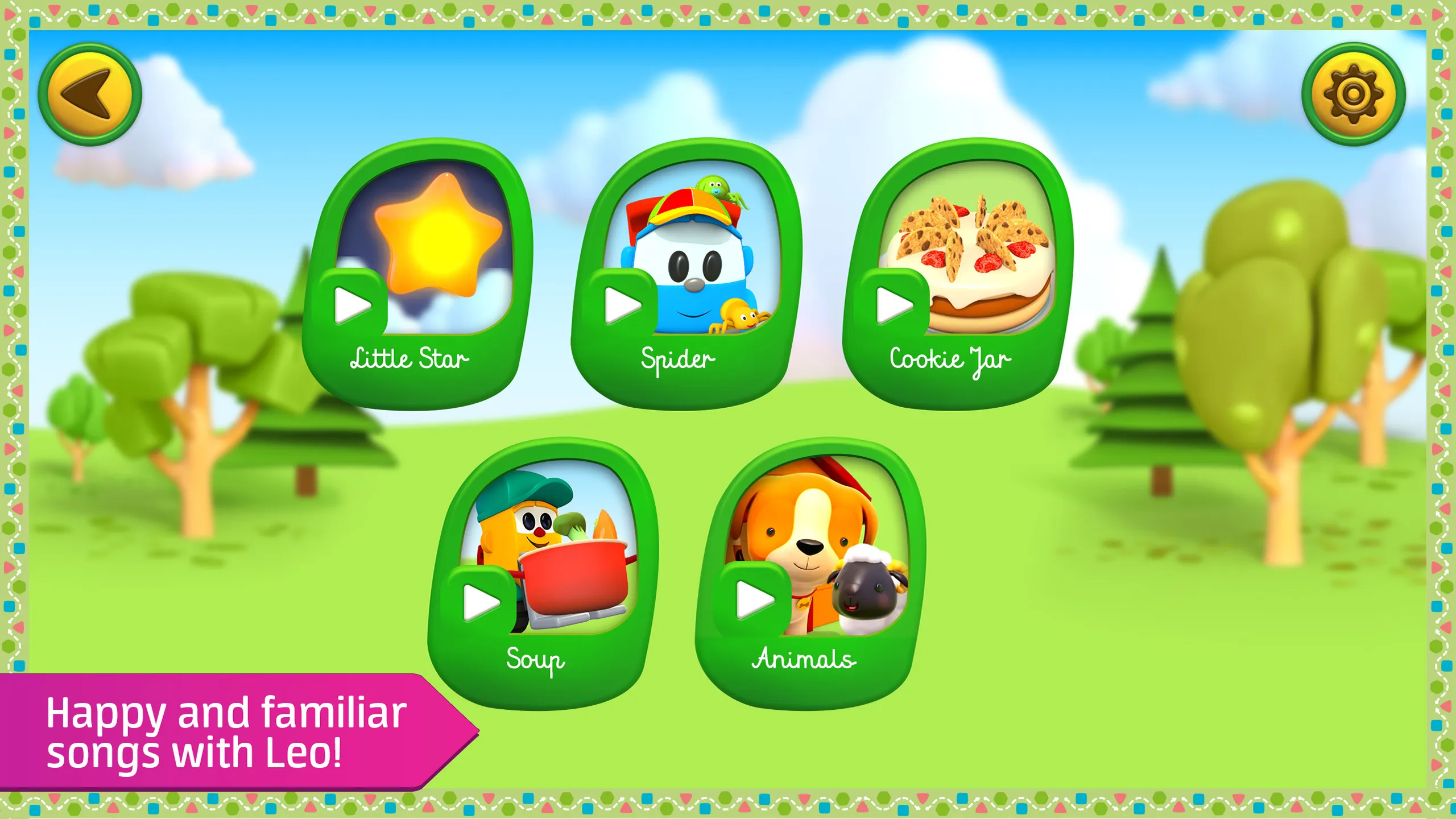 Leo kids songs and music games | Indus Appstore | Screenshot
