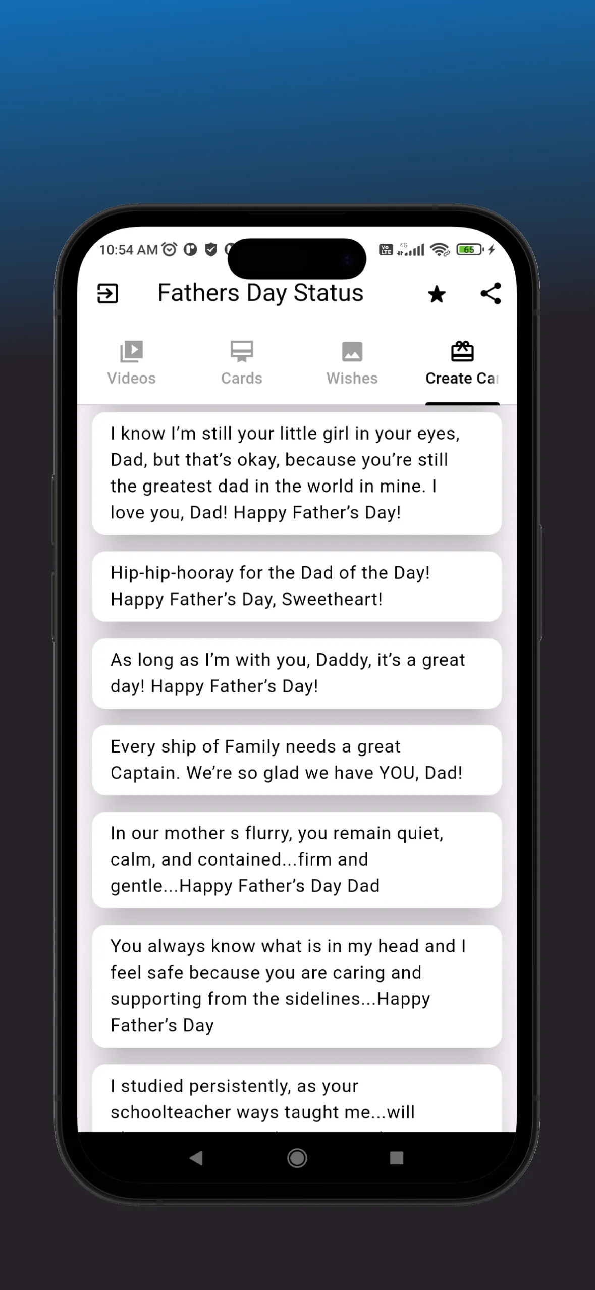 Fathers Day Video status | Indus Appstore | Screenshot